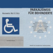 Parkausweis für Schwerbehinderte