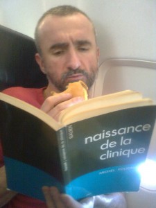 Laurent Gaissad liest Foucault_Foto privat
