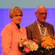 Die neuen DAH-Ehrenmitglieder Jean-Luc Tissot und Dagmar Melz (Foto: Heike Gronski)