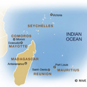 Landkarte von Réunion