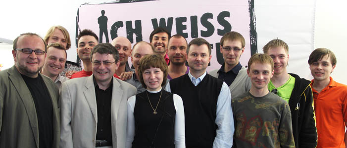 Gruppenbild der Delegation aus Belarus