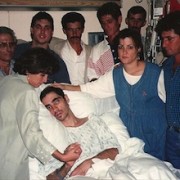 Pedro Zamora im Krankenbett