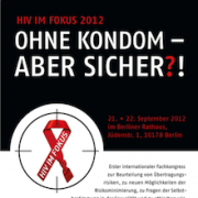 Plakat des Berliner Kongresses "HIV im Fokus"