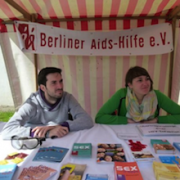 Infostand der Berliner Aids-Hilfe