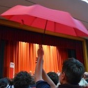 Der Rote Regenschirm als internationales Symol für die Solidarität mit Sexarbeiterinnen und Sexarbeitern (Foto: DAH)