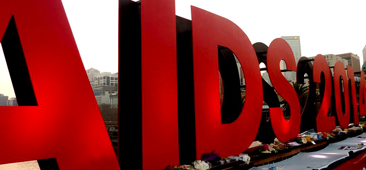 Schriftzug Aids