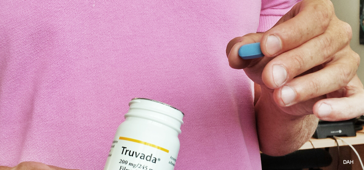 blaue Truvada-Pille