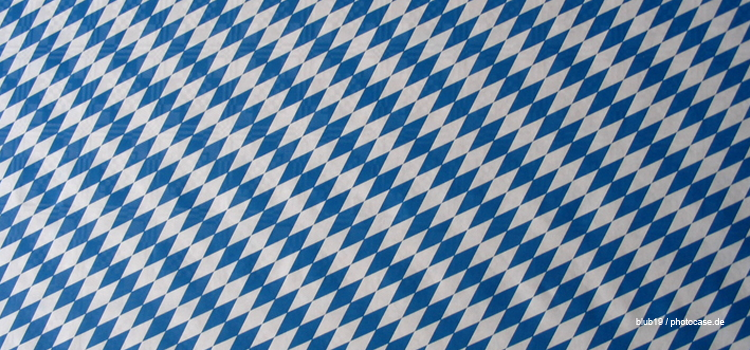 blau-weiße Rauten