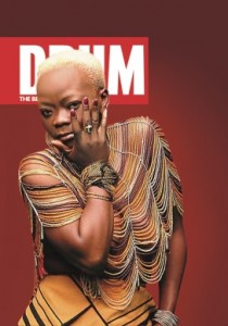 Brenda Fassie auf dem Cover des Drum Magazine