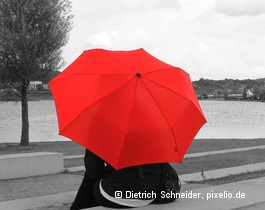 Der rote Regenschirm als Zeichen der internationalen Hurenbewegung