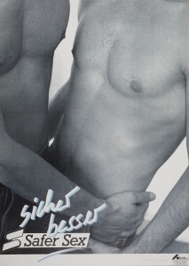 Erstes Safer-Sex-Plakat der DAH aus dem Jahr 1985