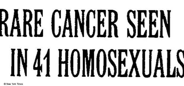 Überschrift in der New York Times