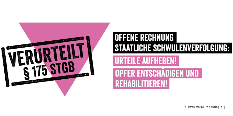 Die Initiative Offene Rechnung engagiert sich für die Entschädigung der §175-Opfer