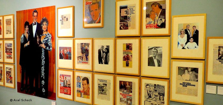 Blick in die Rock-Hudson-Ausstellung