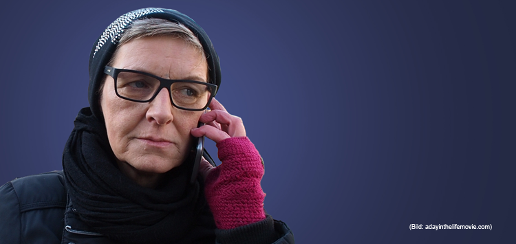 Claudia im Film über Drogen