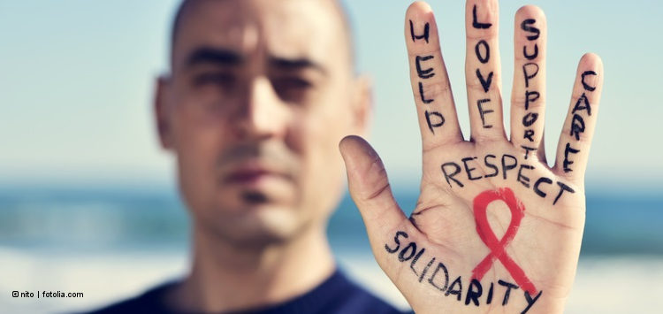 Für Solidarität mit HIV-Positiven