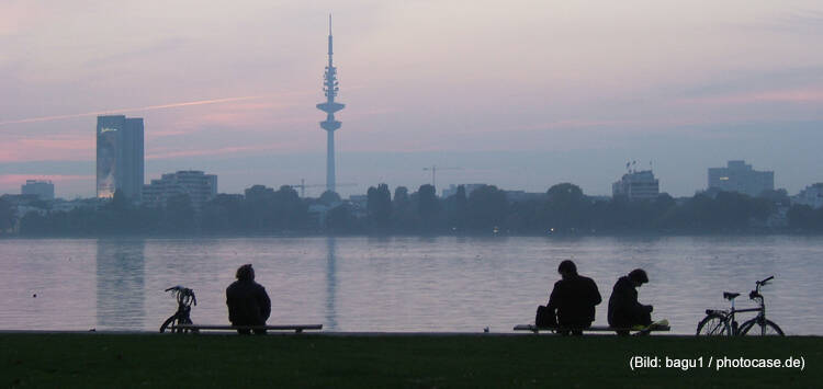 Hamburg im Abendlicht