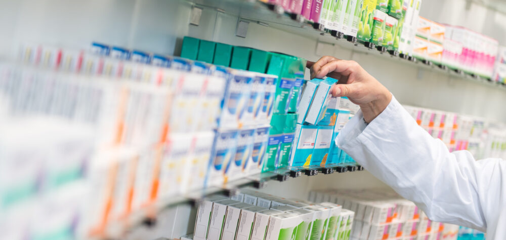 Arzneimittel-Regal Apotheke