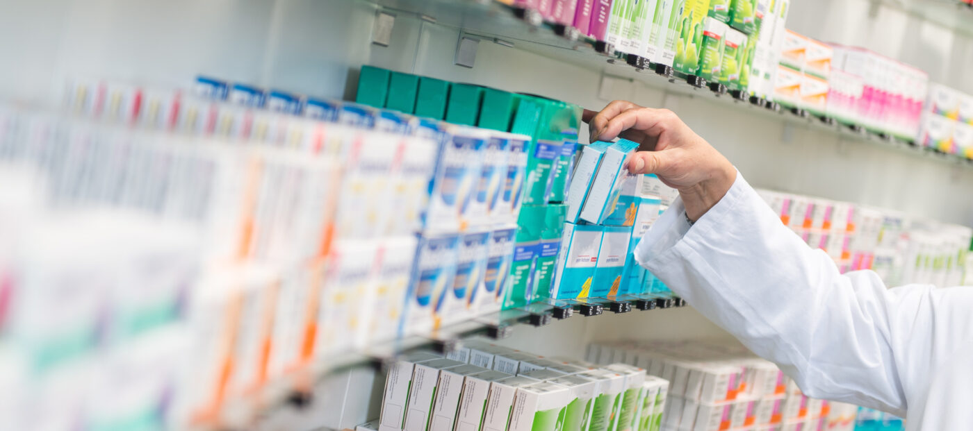 Arzneimittel-Regal Apotheke