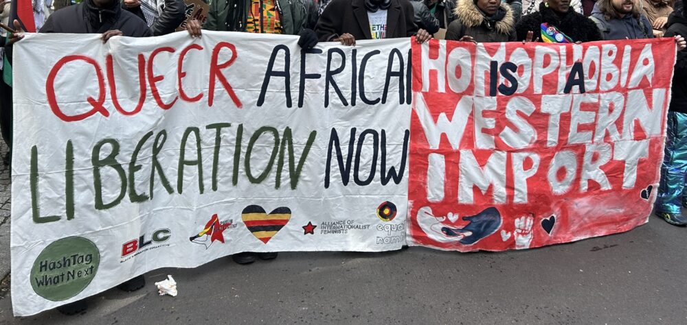 protest banners