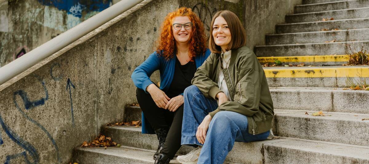 Betina Aumair und Brigitte Theißl